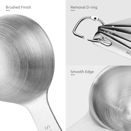 18 8 Stainless Steel Measuring Spoons Set