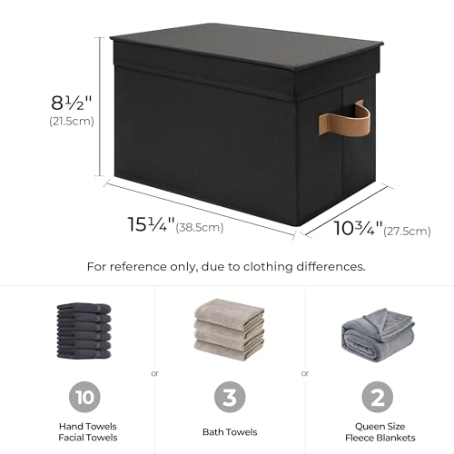 Fabric Storage Bins with Lids