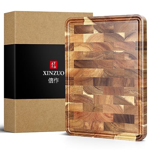 Reversible End Grain Wodden Cutting Board for Kitchen