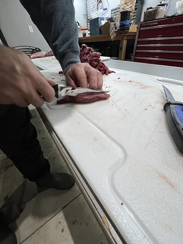 Big Game Cutting Chopping Board 3 (White / 32"L x 24"W)
