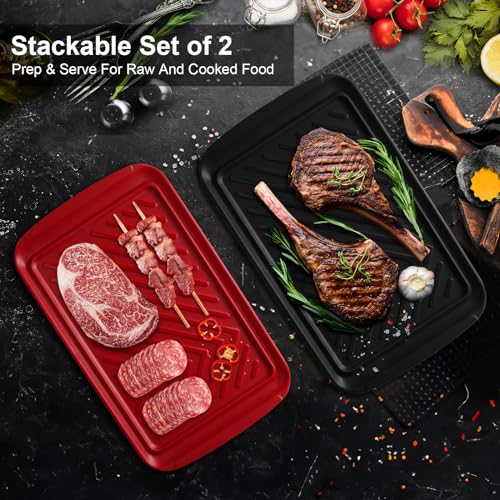 Grilling Prep and Serve Trays