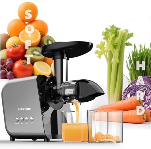 Wheatgrass Juicer Cold Press Extractor Slow Masticating Juicer for Orange Carrot Celery