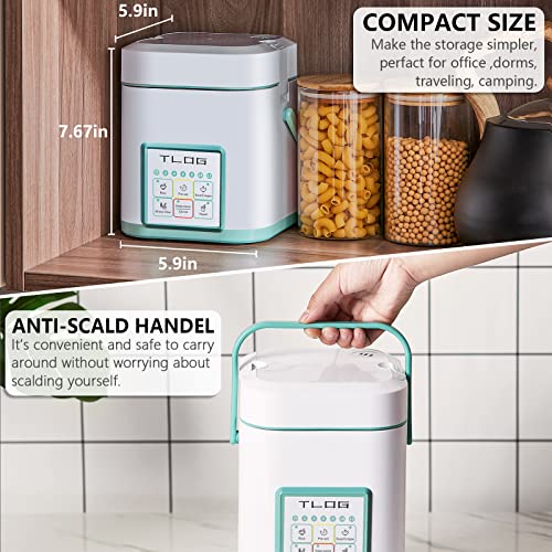 Mini Rice Cooker 2 Cups Uncooked