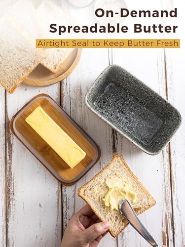 Ceramic Butter Dish with Lid