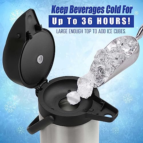 Airpot Coffee Carafe Dispenser with Pump