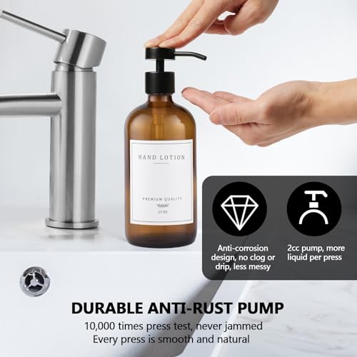 soap Dispenser Set Glass fz