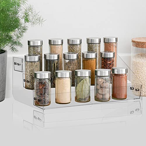 Tiered Spice Rack Acrylic