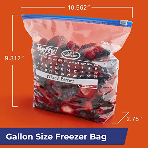 Slider Freezer Calendar Bags