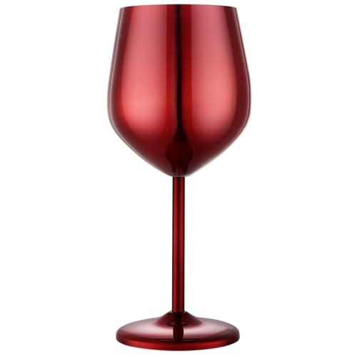 17oz Unbreakable Stainless Steel Wine Glasses