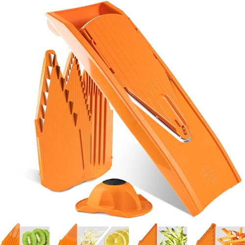 BORNER V Mandoline Slicer Kitchen V1 ClassicLine Starter Set (2. Starter / Orange)