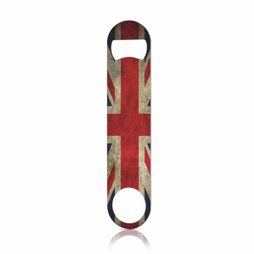 Vintage Cinema Stainless Steel Bottle Opener Movie Night Poster Enjoy The Show and Popcorn Nostalgia Flat Beer Bottle Opener Keychain for Home Kitchen Bar Restaurant Party Birthday Gift