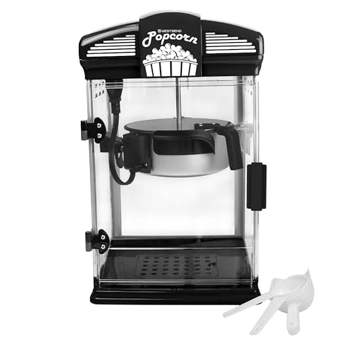 Stir Crazy Movie Theater Popcorn Popper with Nonstick Popcorn Kettle