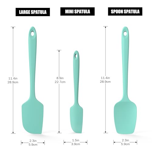 600°F Heat Resistant Silicone Spatula Scrapers