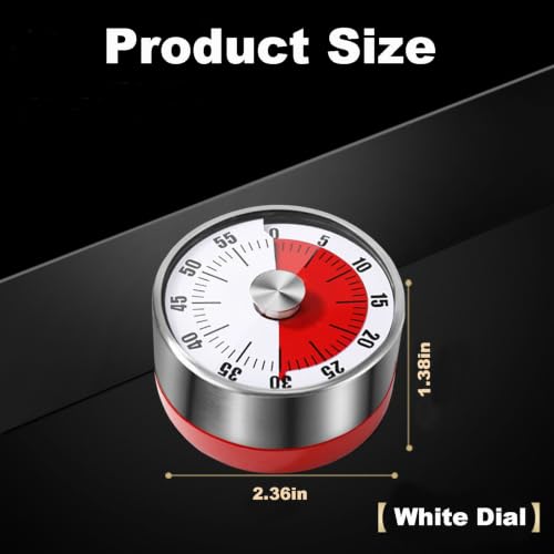 Visual Timer for Cooking Classroom (Red)