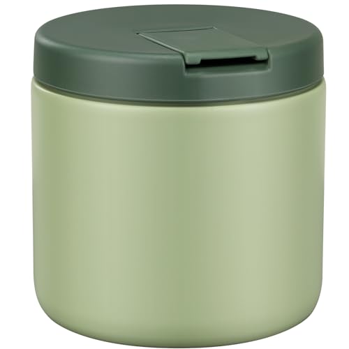 12oz Insulated Vacuum Food Jar with Buckle Lid Wide Mouth Soup Thermo for Hot Food Kids Leakproof Stainless Steel Lunch Container