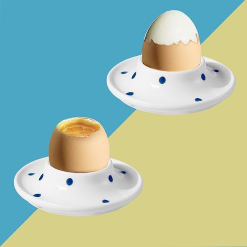 Porcelain Egg Cup Timer Set of 4