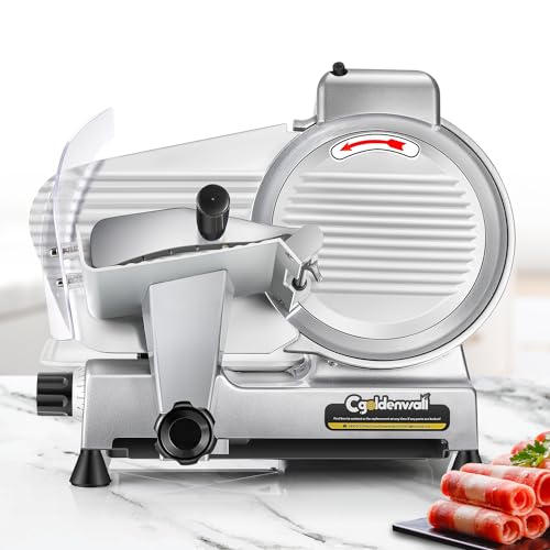 Commercial Meat Slicer 10 Inch Stainless Steel Blade 240W Semi
