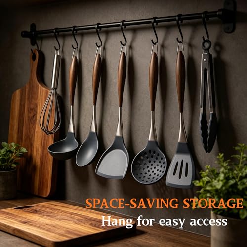 Silicone Cooking Utensil Set 7 (Gray)