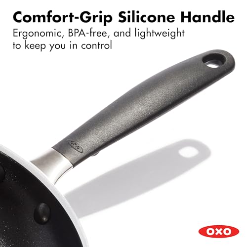 3 Piece Nonstick Frying Pan Set (8", 10" and 12" Frying Pan Skillet Set)
