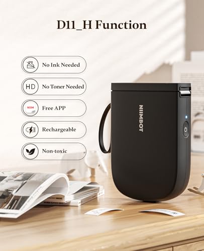 300 DPI D11 Label Maker Machine with Tape
