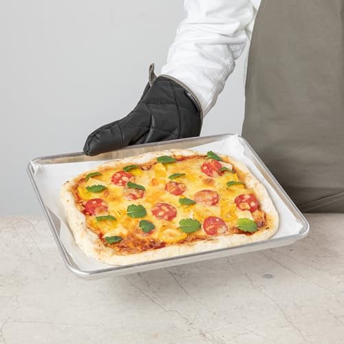 Black Cotton Oven Mitt