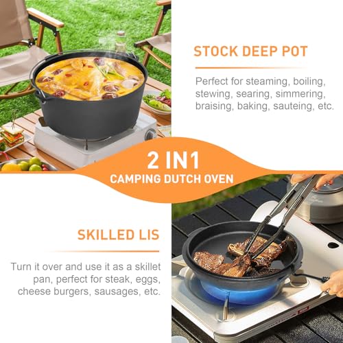 Camping Dutch Oven (9 Qt)