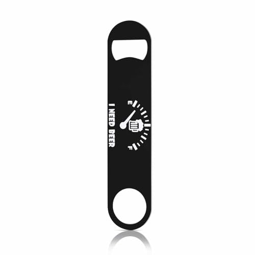 Vintage Art Stainless Steel Bottle Opener Beware of Zombies Warning Joke Humor Flat Beer Bottle Opener Keychain for Home Kitchen Bar Restaurant Party Birthday Gift