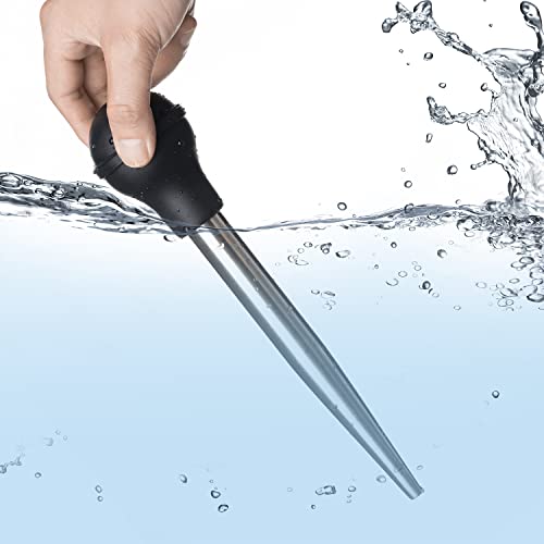 Turkey Baster Baster Syringe for Cooking Meat Injector Set with 2 Marinade Needles 1 Basting Brush1 Cleaning Brush for Home Baking Kitchen Tool