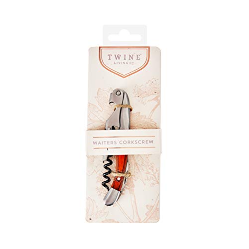 Country Home Double Hinged Wood Corkscrew