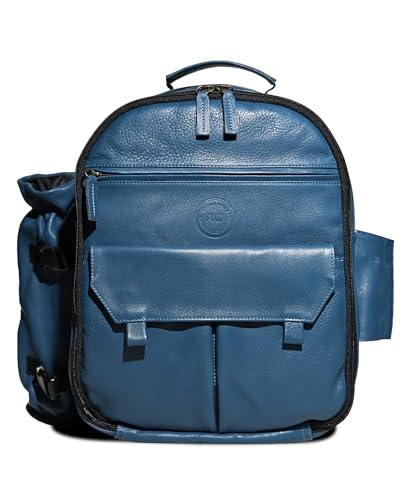 Premium Collection Genuine Leather Picnic Backpack for 4