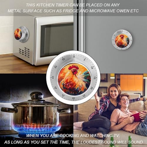 Colorful Rooster Kitchen Timer (Style / One Size)