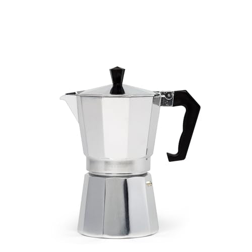 Classic Stovetop Espresso and Coffee Maker (Silver / 6 Cup)