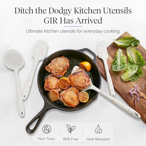 5 Piece Silicone Ultimate Kitchen Utensils Set (White / 5 - Piece Set)