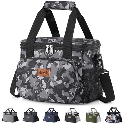 Large Lunch Bag Insulated Lunch Box Soft Cooler Cooling Tote for Adult Men Women