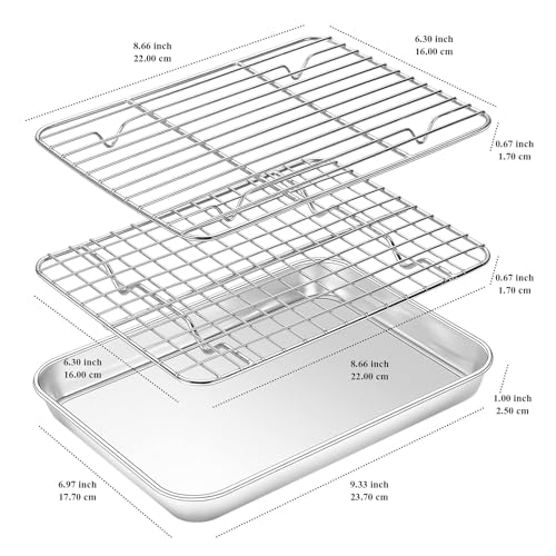 Baking Sheet with Rack Set