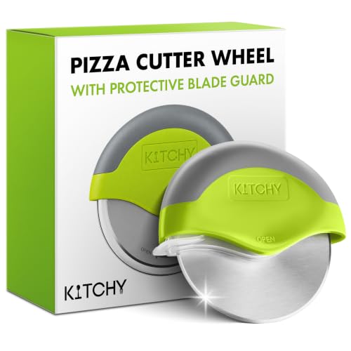 Pizza Cutter Wheel with Protective Blade Cover