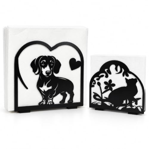 Parent 2 Pack Napkin Holder for table for everyday and beverage napkins
