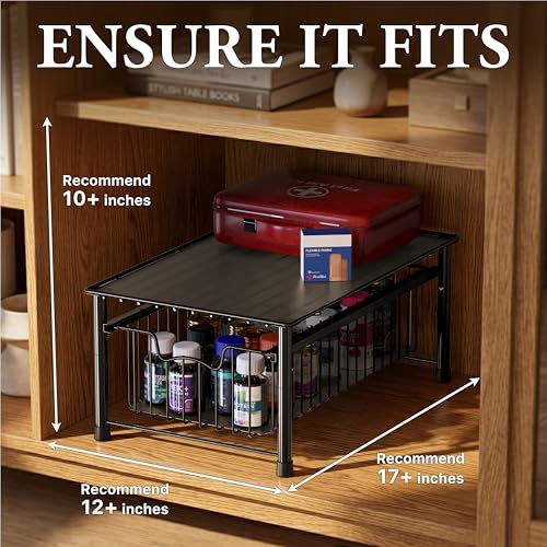 Stackable Sliding Basket Organizer Drawer
