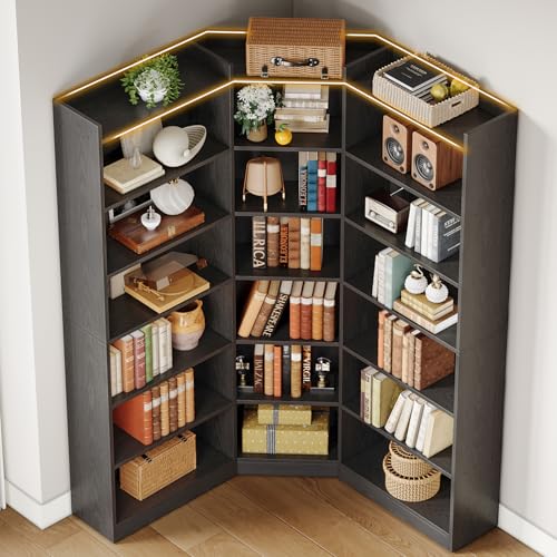 Corner Bookshelf