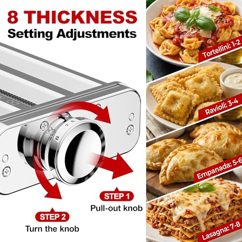 Electric Pasta Maker Machine (Silver)