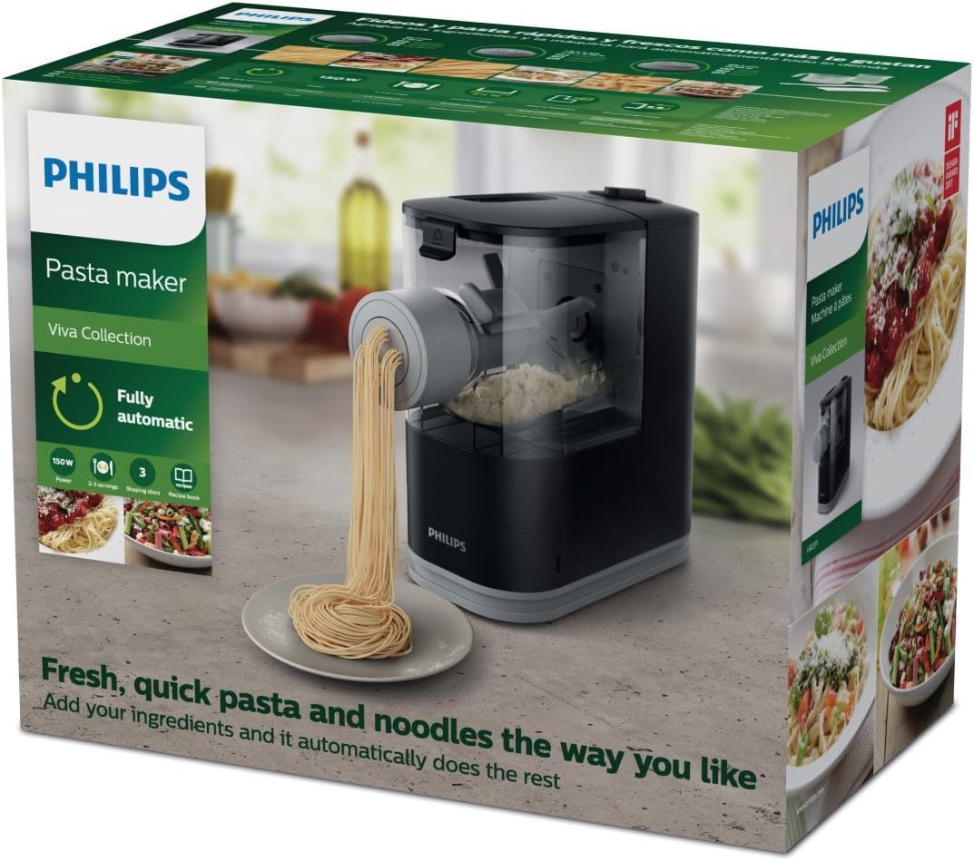 Compact Pasta and Noodle Maker (Black)
