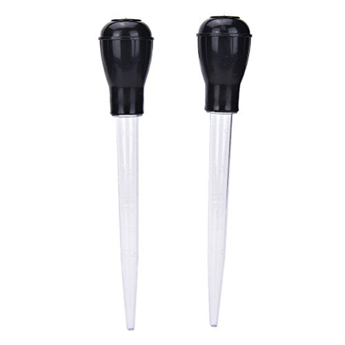 11 Inch Turkey Baster with Rubber Bulb Extra Large Bulb Basters with Measuring Lines Turkey Baster Syringe Injector Needle for Cooking