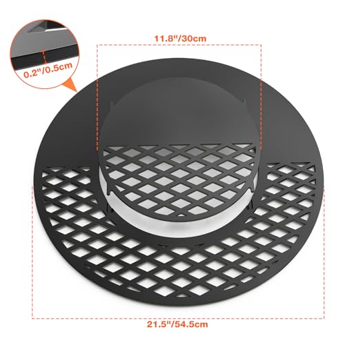 BBQ Griddle and Grate Combo Kit for Weber Kettle Grills