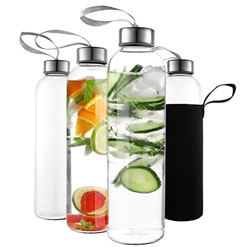 16 Ounce Glass Water Bottles