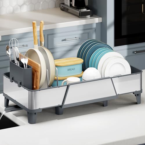 Triple Expandable Dish Drying Rack