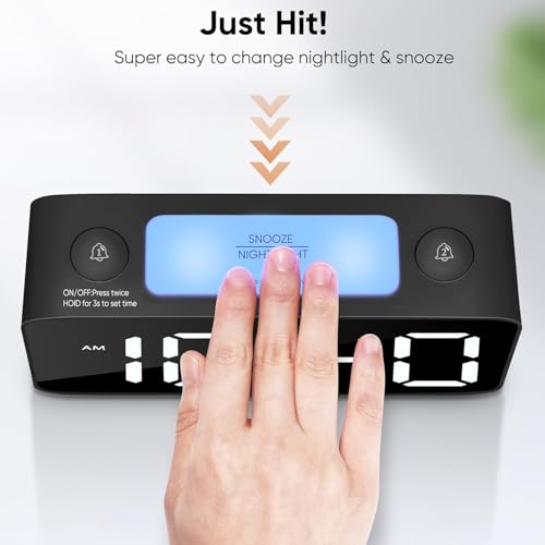 7 Inch Digital Alarm Clock (Rgb Colour Alarm Clock)