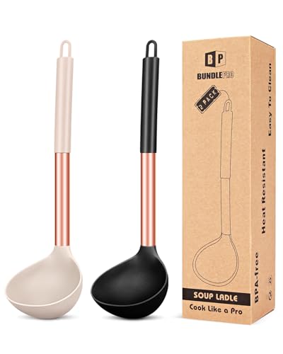 Silicone Soup Ladle Spoon Kitchen Utensils