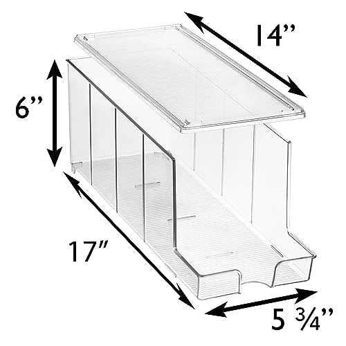 Drink Organizer for Fridge & Soda Can Dispenser