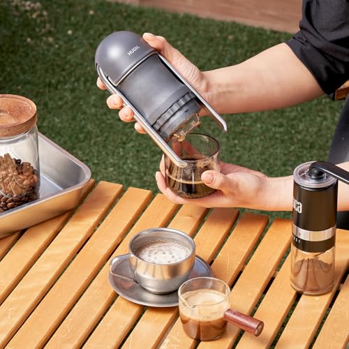 V4 Manual Espresso Machine (Pressurized Filter / Black)