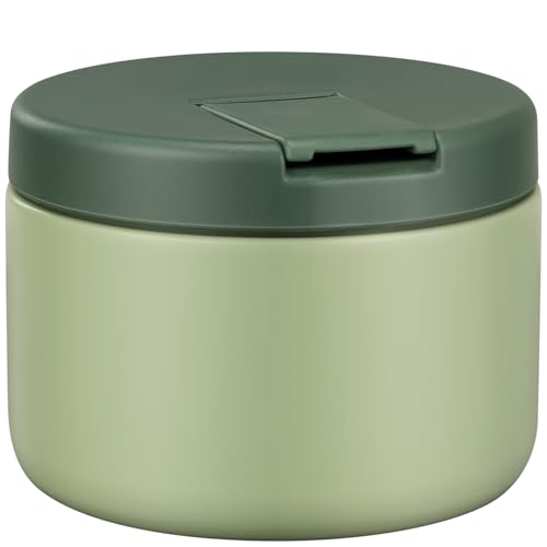 12oz Insulated Vacuum Food Jar with Buckle Lid Wide Mouth Soup Thermo for Hot Food Kids Leakproof Stainless Steel Lunch Container